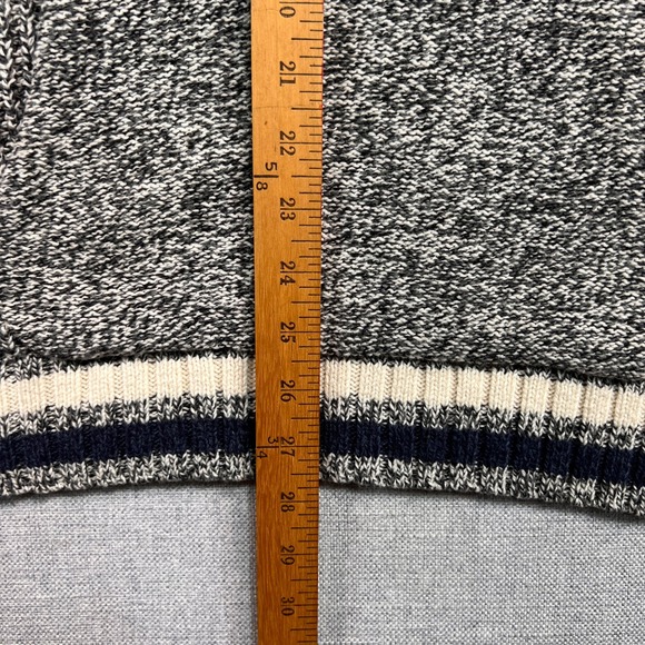 American Eagle Baja Sweater Hoodie Men Large Heather Gray Cozy Surf Lounge NEW - Picture 8 of 12